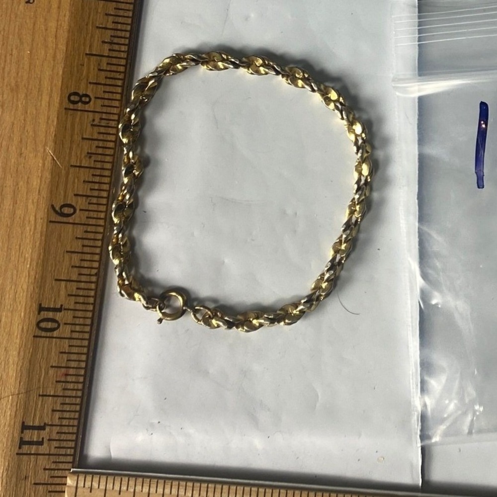 Gold Tone‎ Rope Chain Bracelet Women's Fashion Jewelry